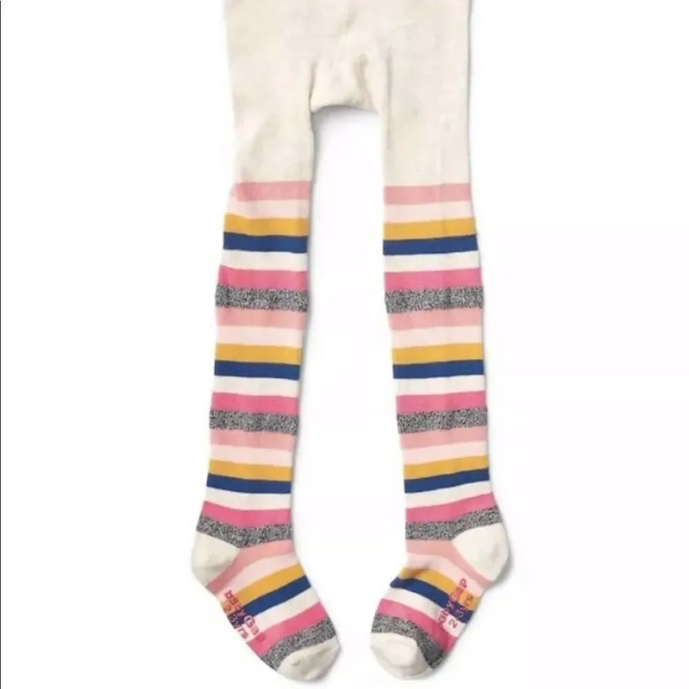 NWT Baby GAP Girls Multi Color Tights!